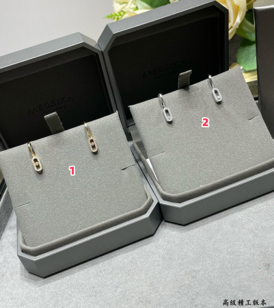 messika single Di*m*nd hoop earrings