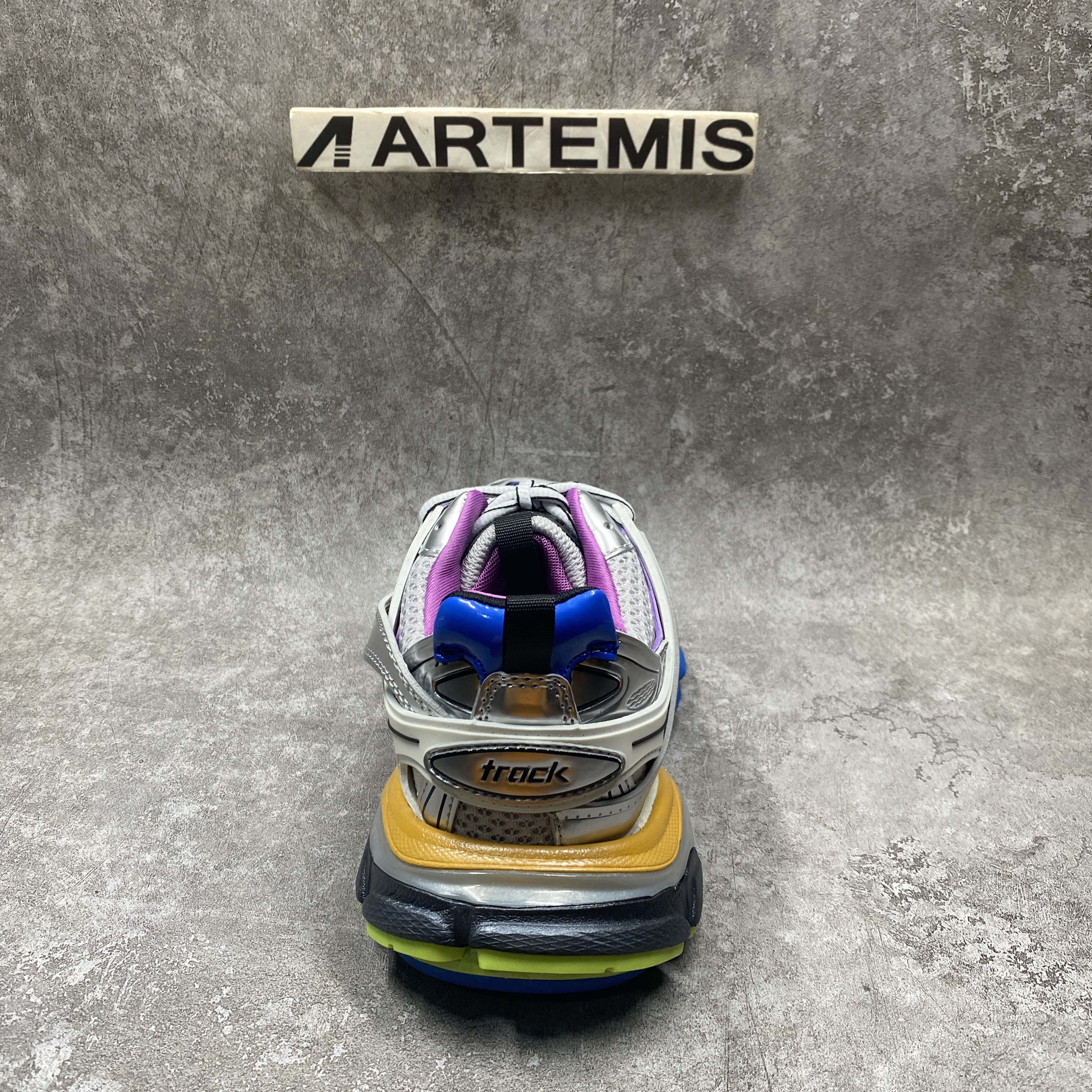 Balenciga Track Sneaker in Silver