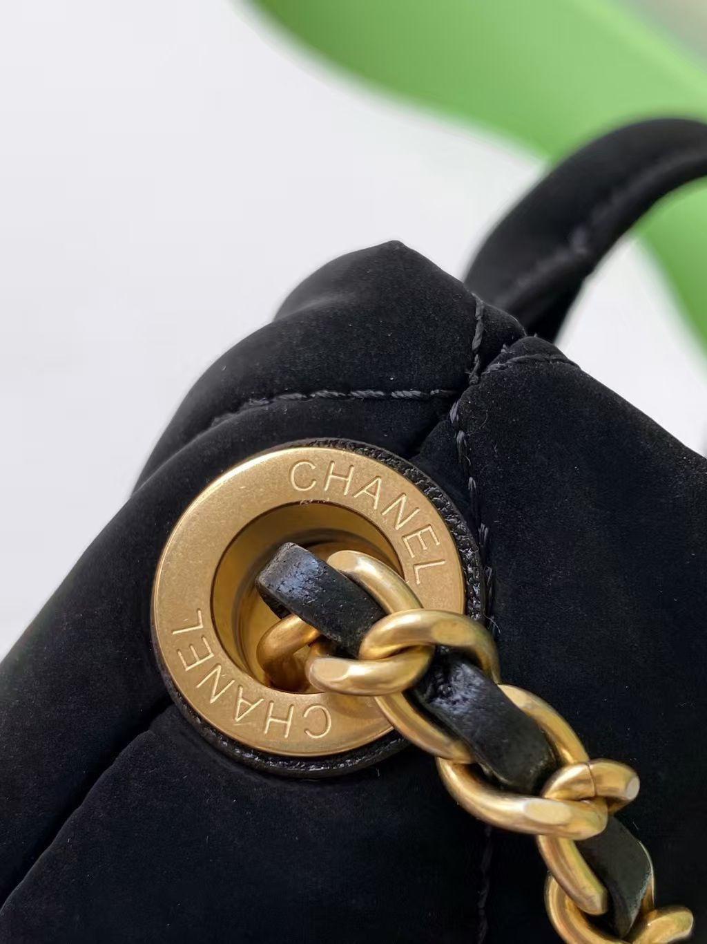 Ch*el mini bow bag 18x26x5cm