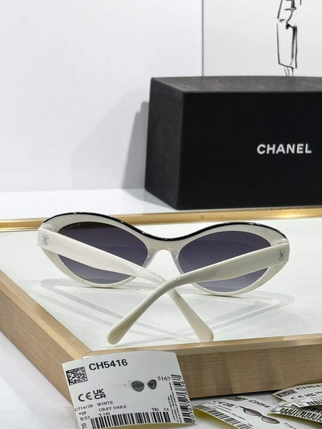 Ch*el glasses ch5416 57-18-145