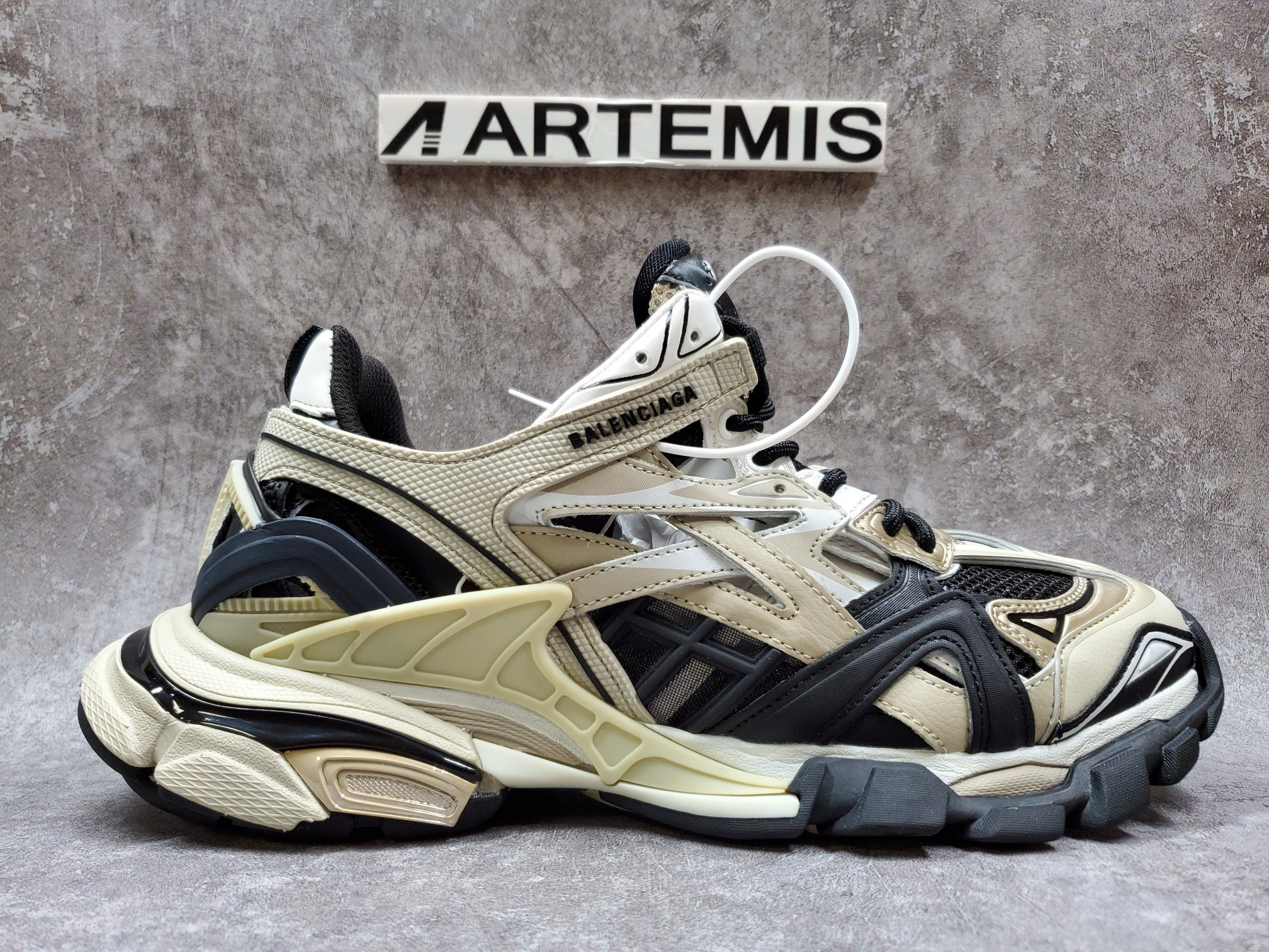 Balenciga Track 2  Black White Grey