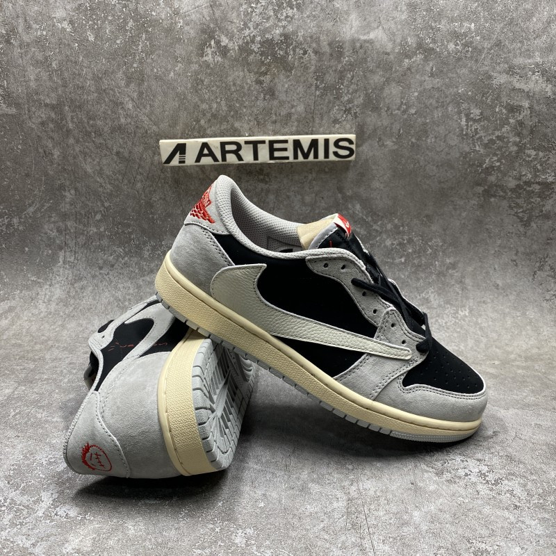 Travis Scott x Air Jordan 1 Low OG Grey Black