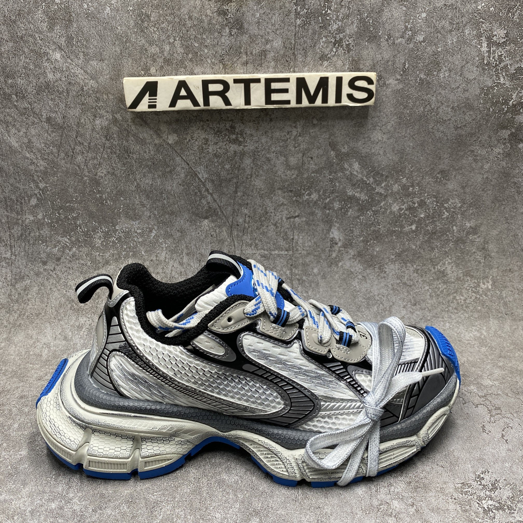 Balenciga 3XL Sneaker White Blue