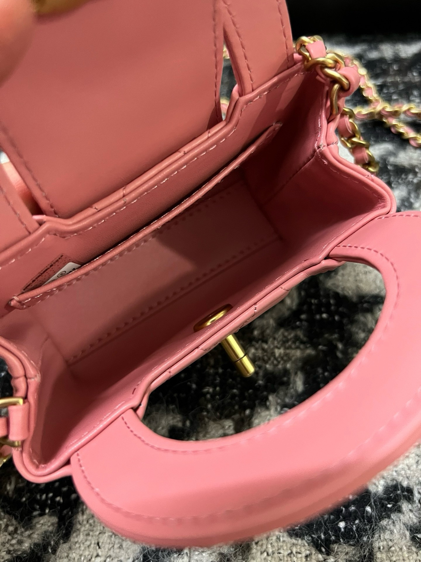 Ch*el mini kelly 8×12.5×4cm