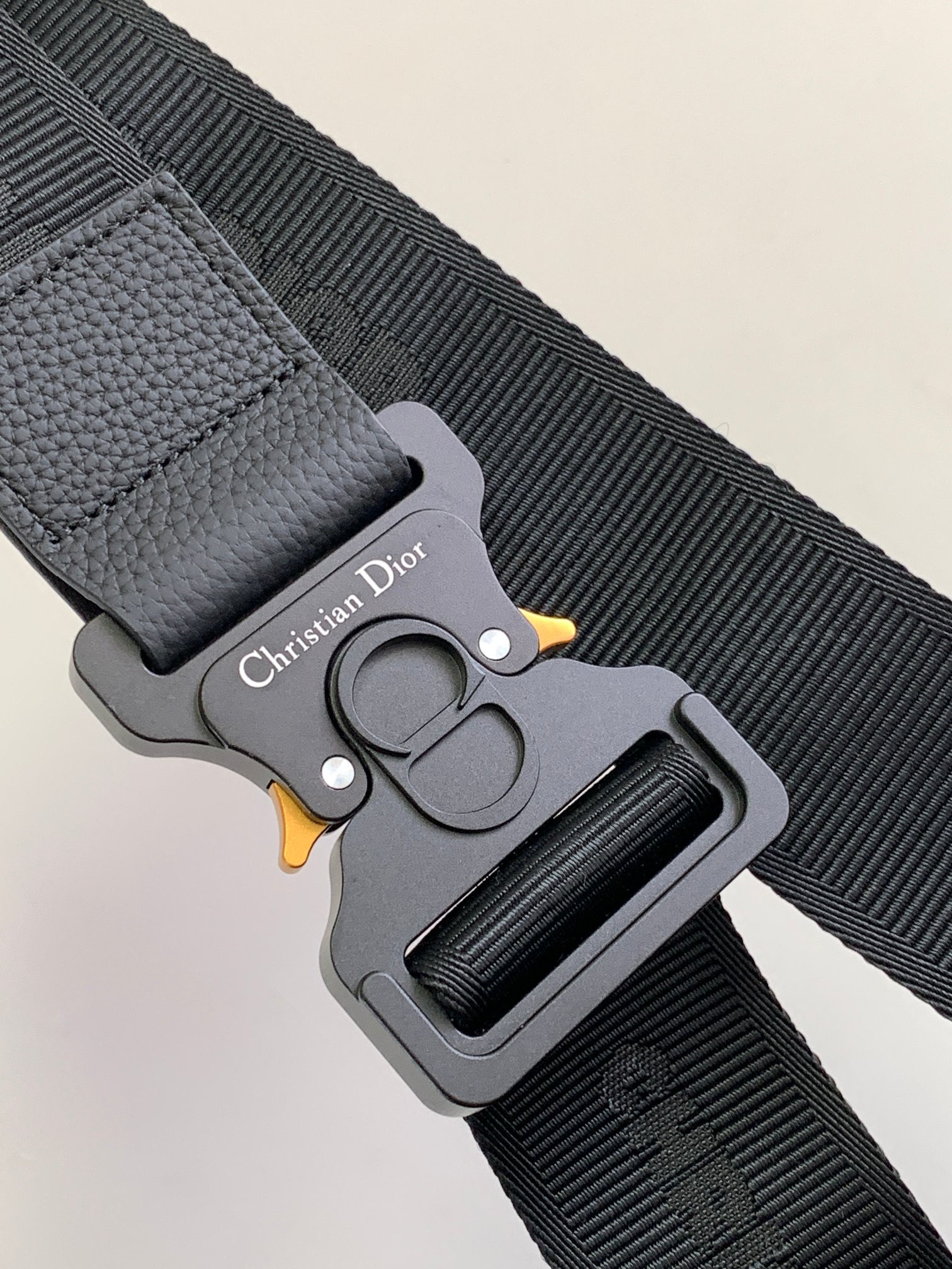 D*or saddle bag beige and black D*or oblique jacquard 26 x 19 x 4.5 cm