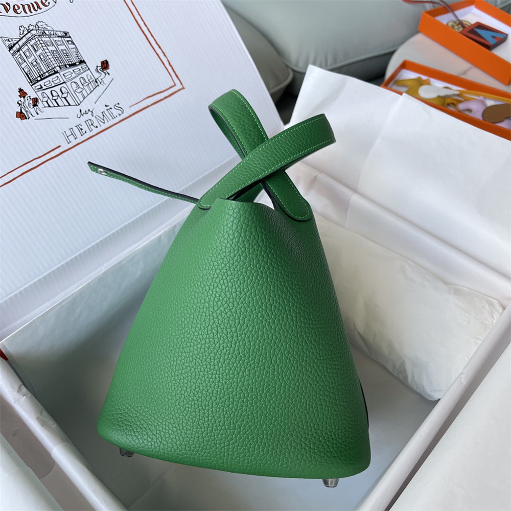 Hermès Picotin 18cm bamboo green without original box