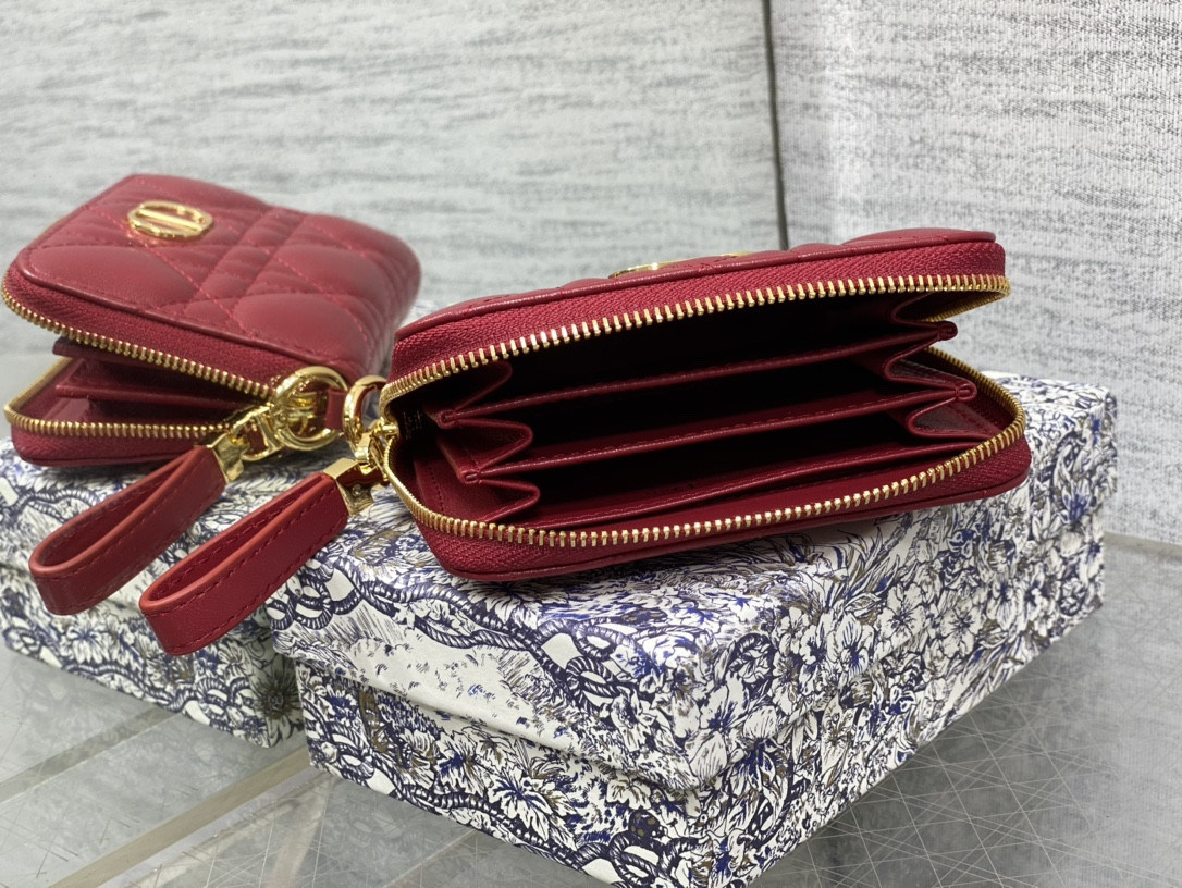 lady D*or voyageur small coin purse card holder