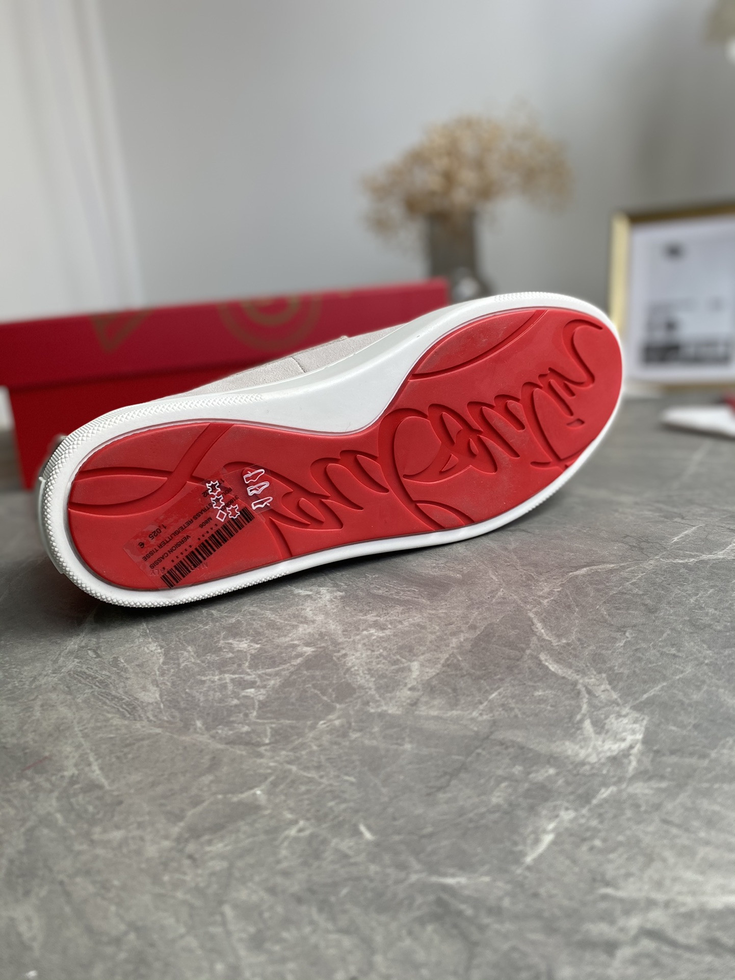 ua Ch**an louboutin thick-soled loafers