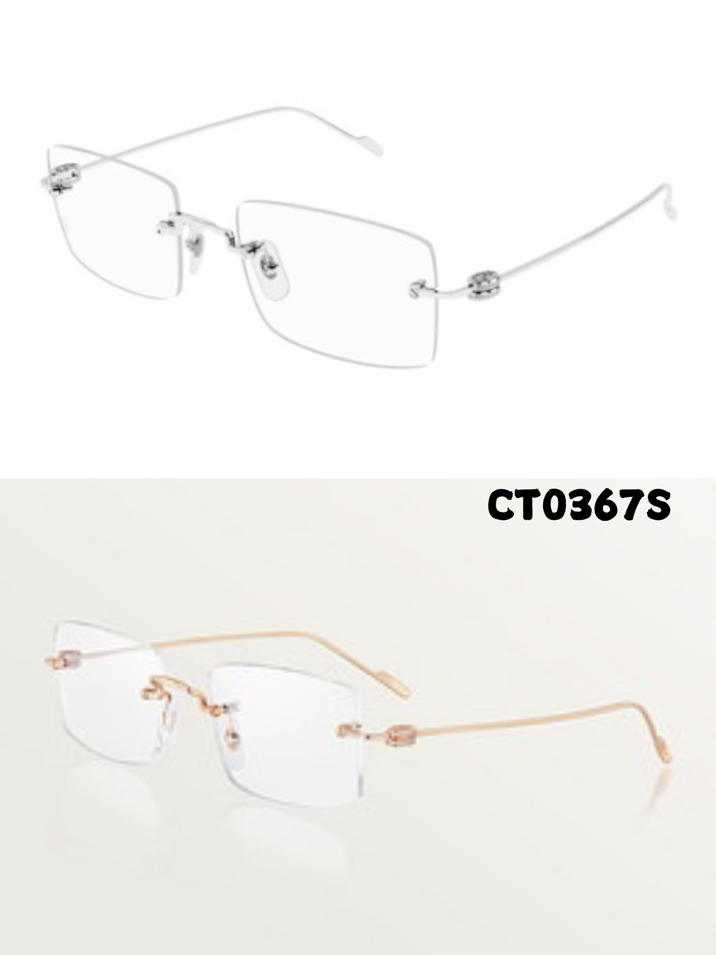 Ca*t*er glasses ct0367s 54-20-140