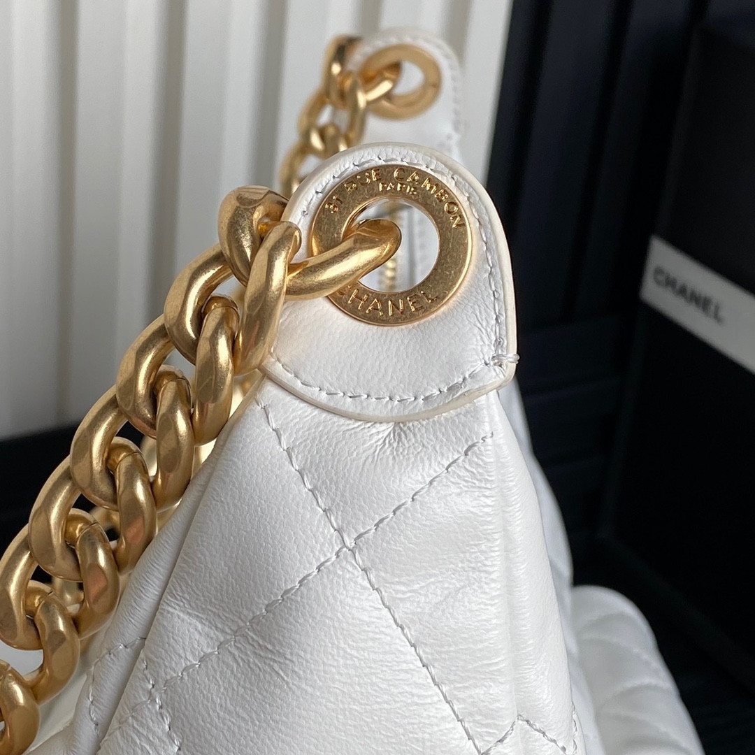 Ch*el 25c maxi hobo bag 27×35×18cm