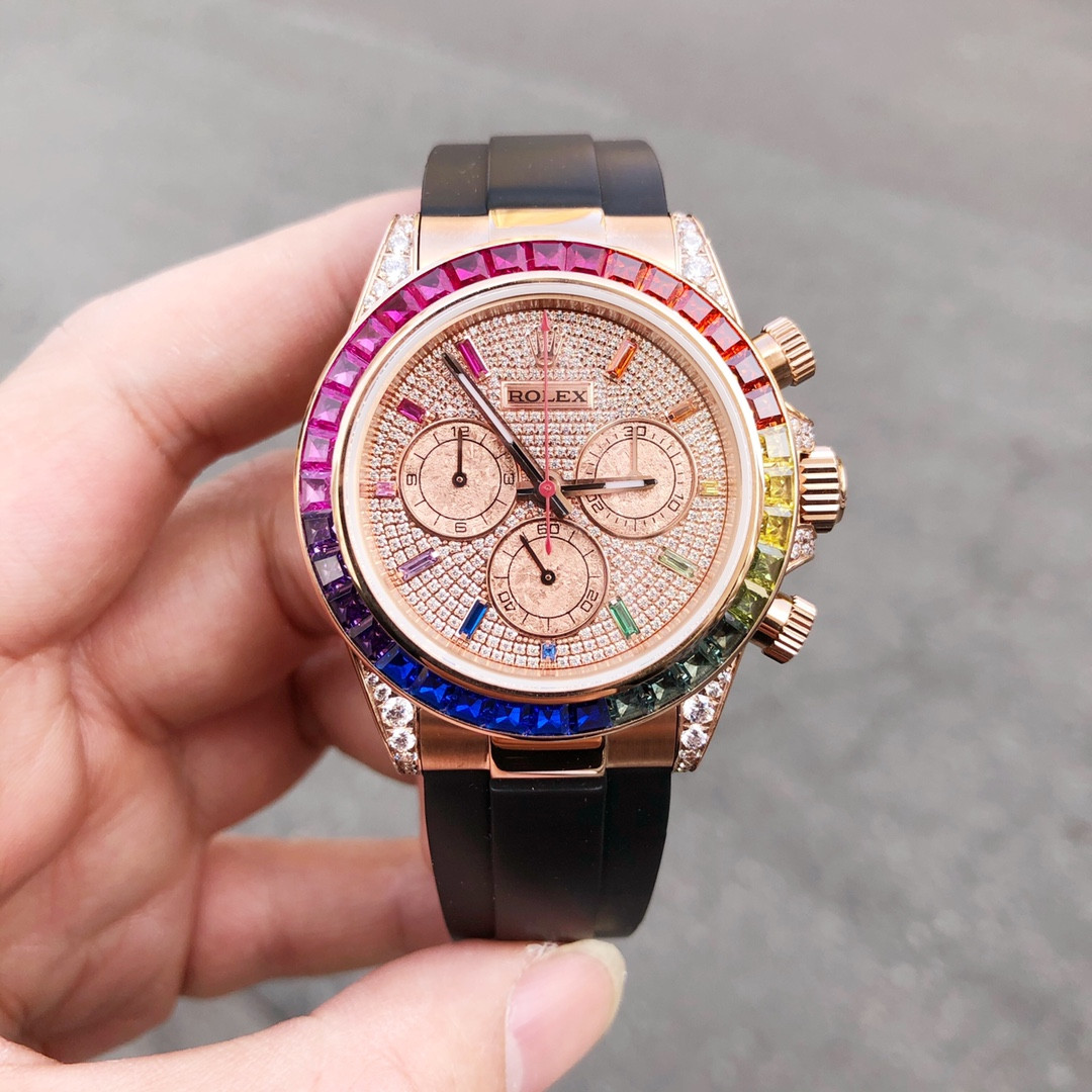 R*l*x oyster perpetual cosmograph rainbow daytona 40mm