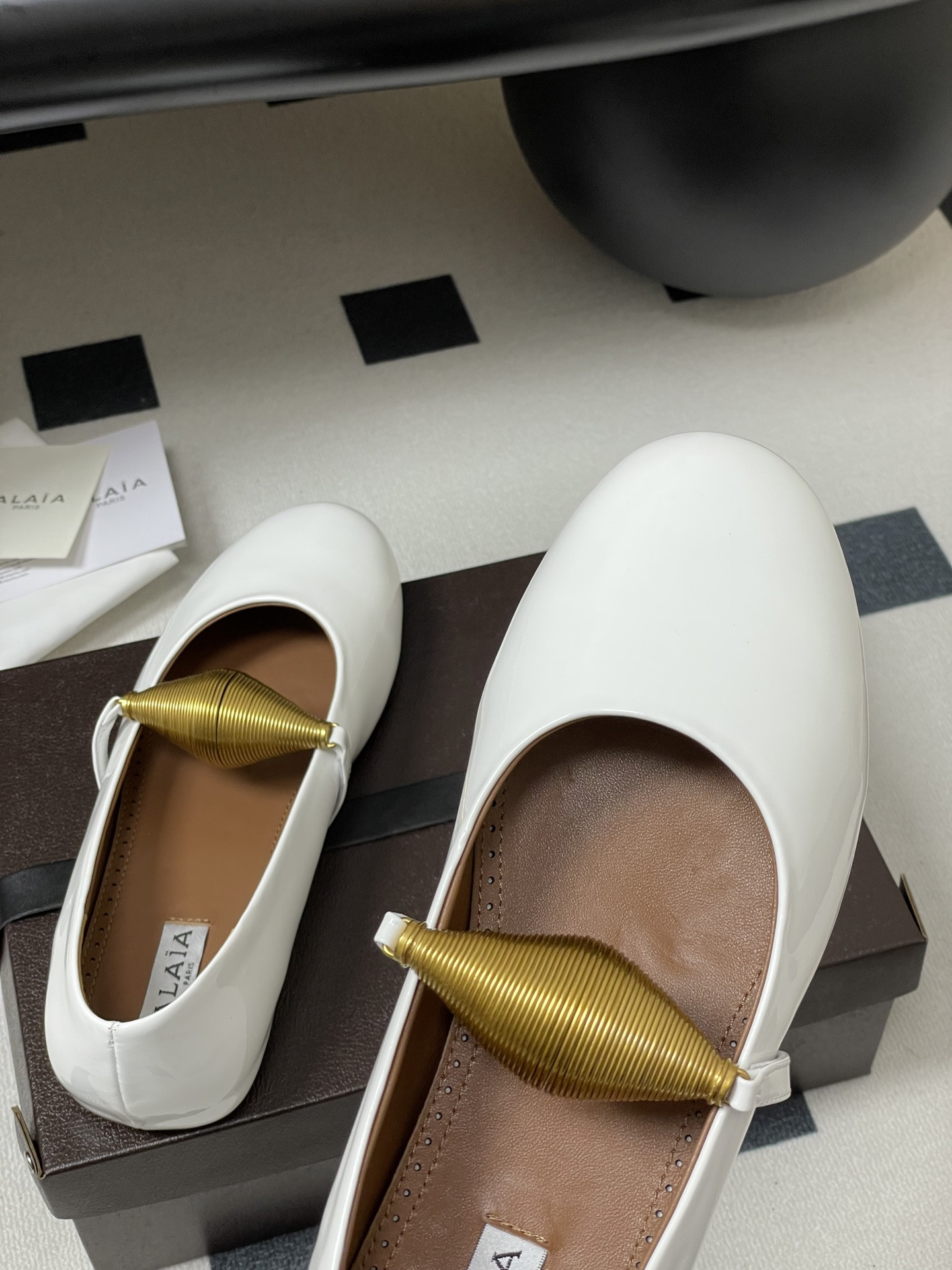 UA Alaïa Jewel Ballet Flats(Customized Size 7-10 days production time)