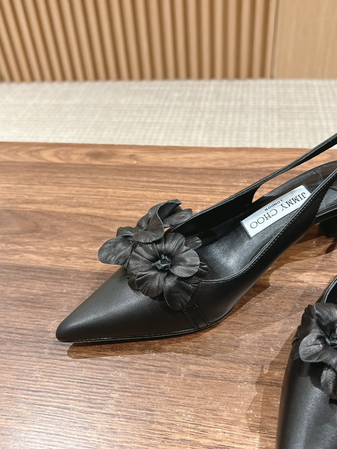 ua Ji*y Ch* rosalia flowers slingbacks 4.5cm